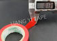 Красная лента ПВК резинового прилипателя электрическая для терминала обрабатывая 0.10-0.22 мм толщины