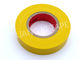 Желтая лента изоляции ПВК резинового прилипателя электрическая толщина 0.10мм до 0.22мм