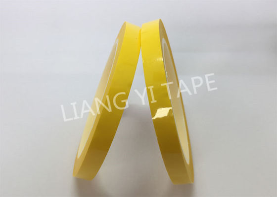 SGS 66m Длина Желтая полиэстерная пленка с подкладкой Клейкие изоляционные ленты